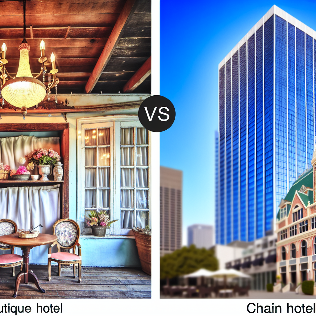 Choosing the Right Accommodation: Boutique vs. Chain Hotels